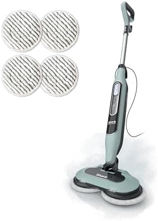 Shark Steam & Scrub Steam Mop, All-in-One Scrubbing and Sanitizing Hard Floor Cleaner, LED Headlights, 4 Dirt…