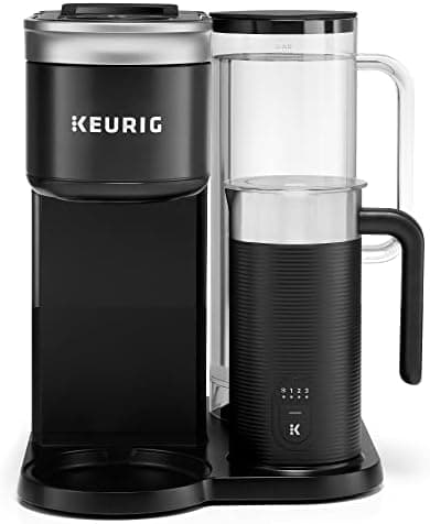 Keurig K-Café SMART Single Serve Coffee Maker with WiFi Compatibility, Latte and Cappuccino Machine with…
