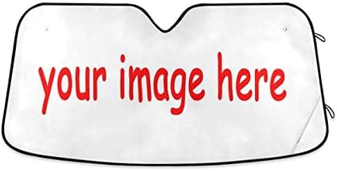 Custom Car Windshield Sunshade, Turn Your Photo Into Window Sunshades, Blocks Sun Visor Protector Foldable Sun Shield Keep Your…