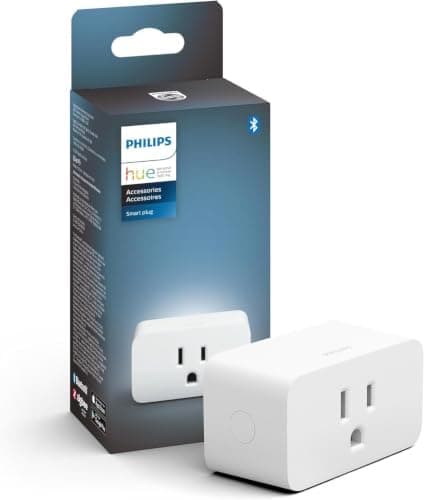 Philips Hue Smart Plug, White - 1 Pack - Turns Any Light Into a Smart Light - Control with Hue App - Compatible with Alexa…