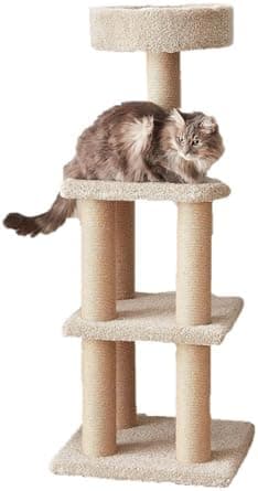 Amazon Basics Cat Tree Tower - Multi-Level Climbing Activity Center for Indoor Cats & Kittens with Scratching Posts, Platform…