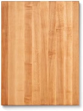 John Boos R-Board Series Rectangular Wooden Maple Cutting Board 24”x18” – 1.5” Thick, 18-lb…