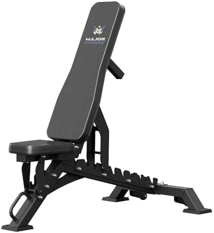 MAJOR FITNESS Weight Bench, Adjustable Workout Bench for Strength Training, Bench Press, and…