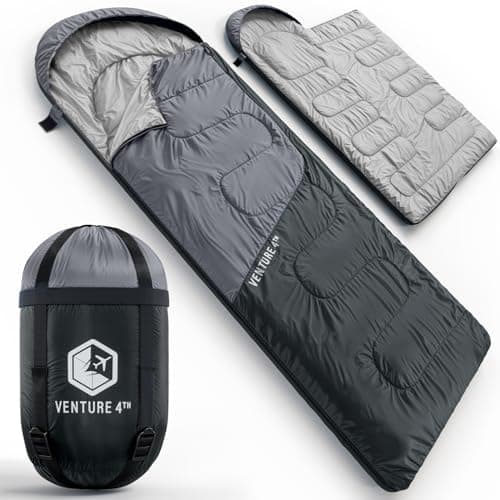 VENTURE 4TH Backpacking Sleeping Bag – XXL, Double and Single Sizes…