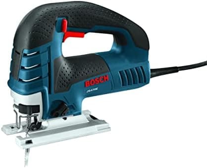 BOSCH Top-Handle Jig Saw 7.0 Amp, 3,100 SPM, 45 Degree Beveled Cuts, Variable-Speed Control…
