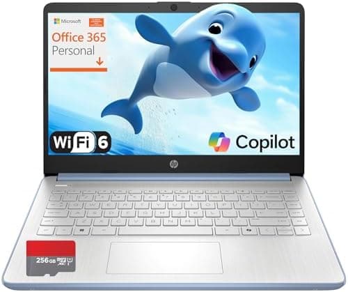 HP Pavilion Laptop 2026 Notebook for Students & Remote Work, Intel N150, 8GB RAM, 128GB Storage, 256GB SD Card, Lightweight, Long…