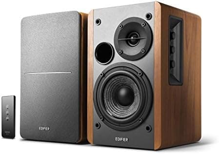 Edifier R1280T Powered Bookshelf Speakers - 2.0 Active Near Field Studio Monitor Speaker - Wooden…