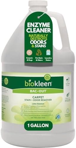 Biokleen Bac-Out Enzyme Cleaner and Stain & Odor Remover for Pet Stains, Laundry, Diapers, Wine…