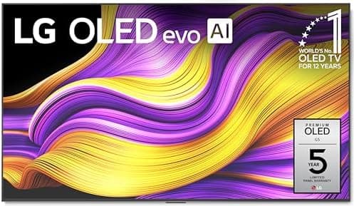 LG 65-Inch Class OLED evo AI Super Upscaling 4K G5 Series Smart TV w/Dolby Atmos, Vision, HDR10, Filmmaker…