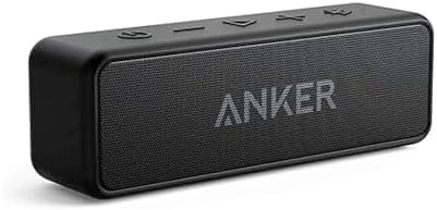 Anker Soundcore 2 Portable Bluetooth Speaker with Stereo Sound, Bluetooth 5, Bassup, IPX7 Waterproof, 24-Hour…
