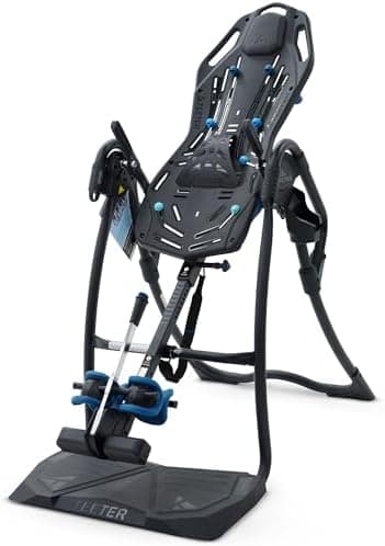 Teeter FitSpine LX9 Inversion Table, Deluxe Easy-Reach Ankle Lock, Decompression Surface for Back…