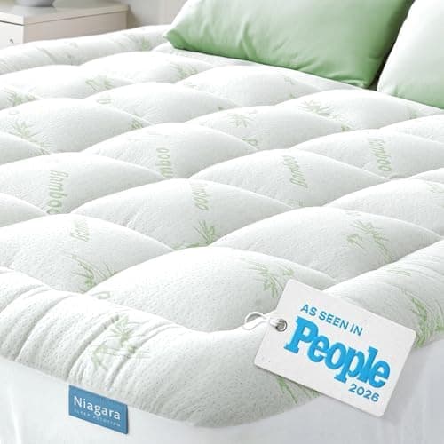 Niagara Sleep Solution Ultra Soft Queen Size Mattress Topper - Rayon…