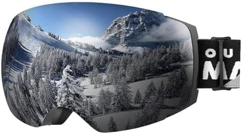 OutdoorMaster Ski Goggles PRO - Frameless, Interchangeable Lens 100% UV400 Protection Snow Goggles…