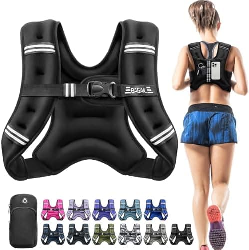 BAGAIL Comfort-Fit Weighted Vest for Woman, Even Weight Distribution, Faster Weight Loss, No-Chafe or Bounce…