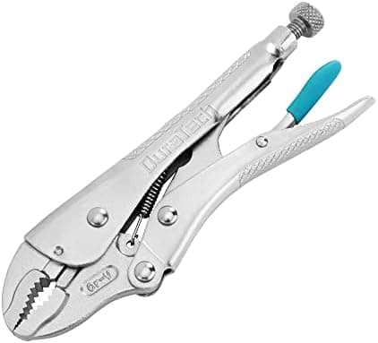 DURATECH 7-Inch Locking Pliers, Premium Cr-V Construction, Curved Jaw…