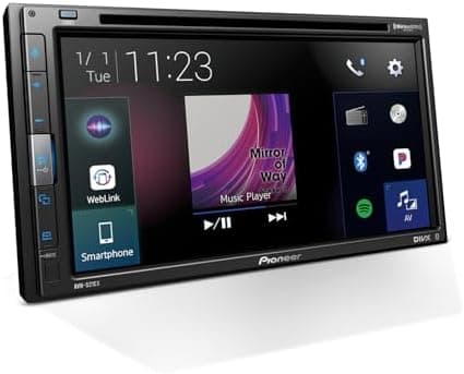 Pioneer AVH-521EX 6.8" Resistive Touchscreen, Double Din – Bluetooth, Backup Camera, SiriusXM, USB, FLAC Playback, MIXTRAX…
