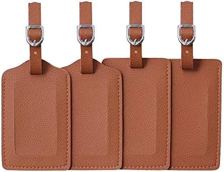 Vigorport Vigorport Luggage Tag，Leather Identifiers Travel Tags for…