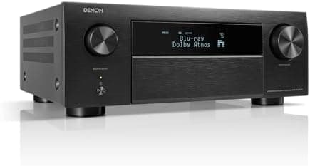 Denon AVR-X4800H 9.4-Ch Receiver, 8K UHD Home Theater Stereo Receivers (125W X 9) Built-in Bluetooth, Wi-Fi HEOS, Multi-Room…