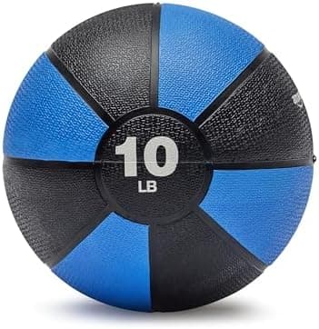 Amazon Basics Weighted Medicine Ball for Core Strength, Strength…