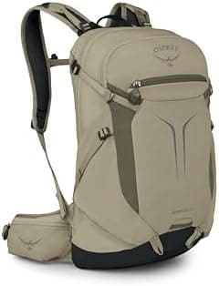 Osprey Sportlite 25L Lightweight Hiking Backpack for Men and Women - Everyday Hiking Bag - Travel Daypack, Olive Tan Bluesign…