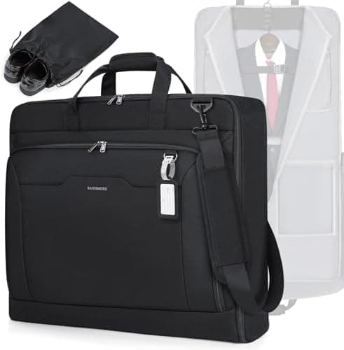 RAINSMORE Garment Bags for Travel Carry On Garment Bag for Hanging Clothes, Suit Bag for Business Trips with Shoes bag & Shoulder…