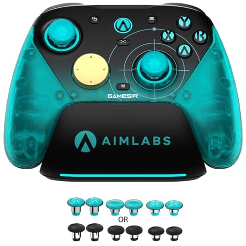 GameSir G7 Pro 8K PC Wireless Controller, Aimlabs Edition – 8000Hz Polling Rate Wired & 2.4G, TMR Joysticks Anti-Stick Drift…