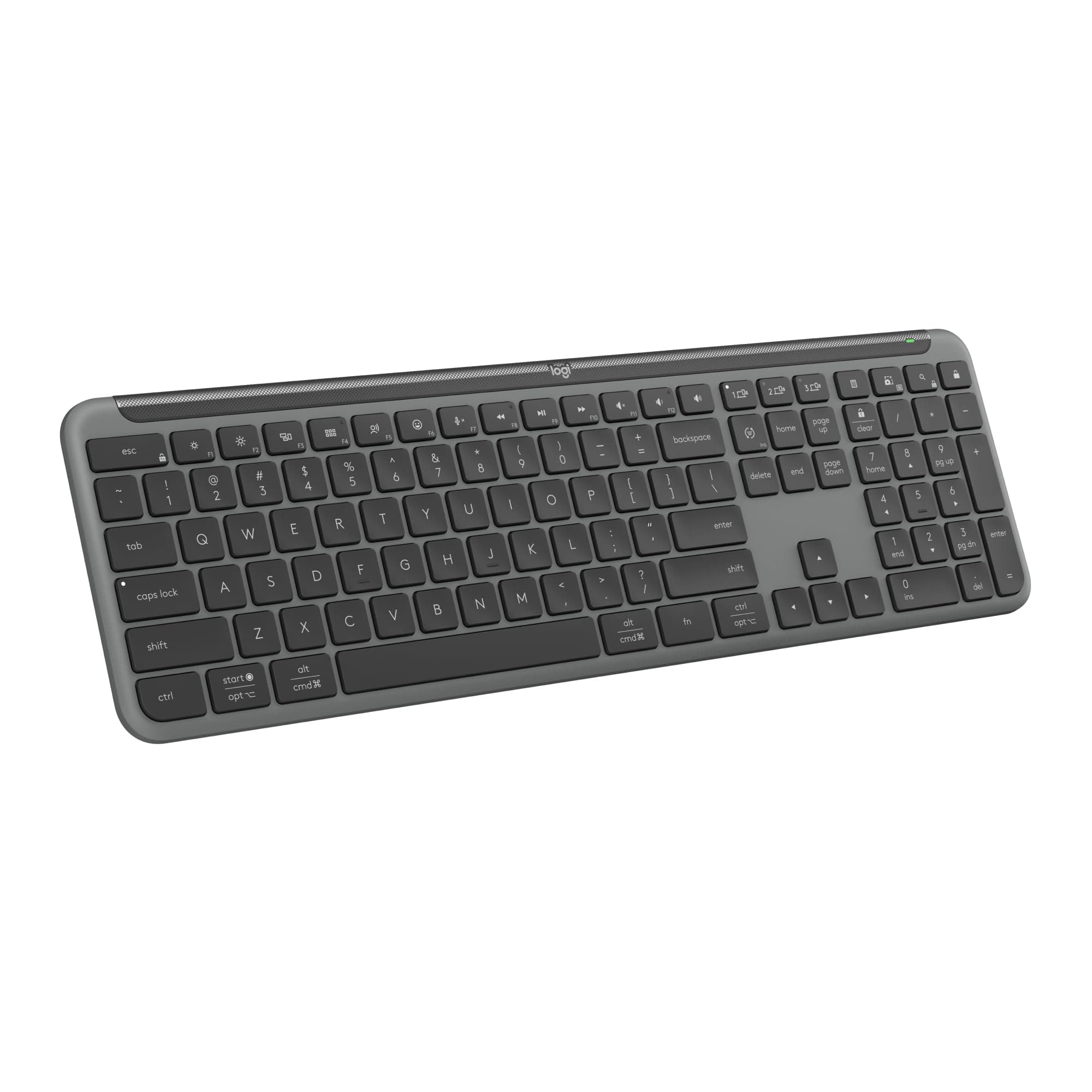 Logitech Signature Slim K950 Wireless Keyboard, Sleek Design, Switch Typing Between Devices, Quiet Typing, Bluetooth, Multi-OS…