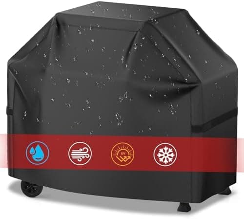 Grill Cover, 58 inch BBQ Gas Grill Cover for Outdoor Grill, Waterproof, Anti-UV, Rip-Proof, Fade Resistant Material, Barbecue…