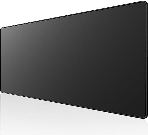 KTRIO Large Gaming Mouse Pad Desk Mat for Gamer, 31.5" x 11.8", Black, XL | Extended Size Design, Superior Micro-Weave Cloth…