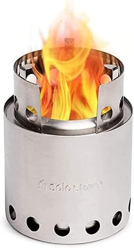 Solo Stove Lite - Portable Camping Hiking and Survival Stove | Powerful Efficient Wood Burning and Low Smoke | Gassification…