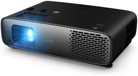 BenQ W4100i 4K HDR Smart Home Theater Projector, 3200 Lumens, 100% DCI-P3, Rec.709, Factory-Calibrated, Android TV with Netflix…