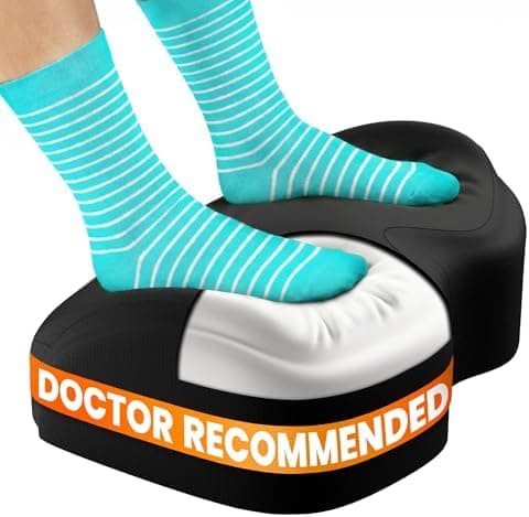 Everlasting Comfort Foot Rest for Under Desk at Work - Memory Foam…