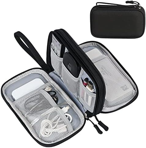 FYY Travel Cable Organizer Pouch Electronic Accessories Carry Case Portable Waterproof Double Layers…