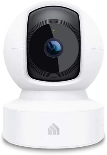 Kasa 1080p Indoor Pan/Tilt Wired Security Camera - Works as a Baby & Pet Monitor, Motion Detection & Tracking, 2-Way Audio, Night…