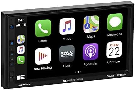 BOSS Audio Systems BVCP9700A Car Stereo - Apple CarPlay, Android Auto, Double Din, 7 Inch Touchscreen, Bluetooth, No CD DVD…