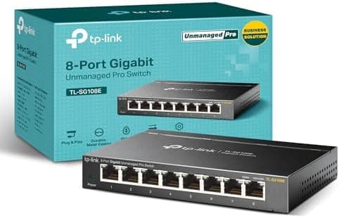TP-Link 8 Port Gigabit Switch | Easy Smart Managed | Plug & Play |…