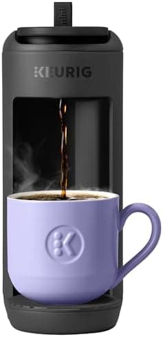 Keurig K-Mini Mate Single Serve K-Cup Pod Coffee Maker, Brews Up to 12 oz Cup, Compact Portable Coffee Machine for Small Spaces…