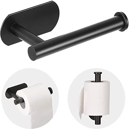 JOPOFI Toilet Paper Holder - Self Adhesive Toilet Paper Holder Wall Mount for Bathroom, SUS 304 Stainless Steel Command Strip…