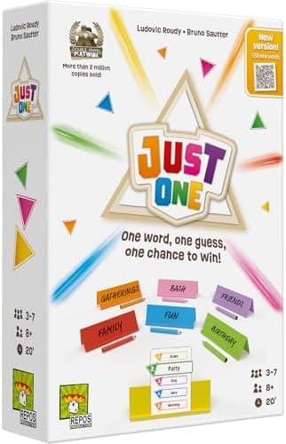 Asmodee Just One Party Game (2025 Refresh) - Cooperative Mystery Word Guessing Fun for Family & Friends, Kids & Adults, Ages 8+…