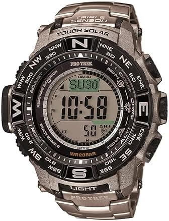 Casio PRW3500 Series | Pro Trek | 100M WR | Compass | Alt/Baro-Thermo | Tough Solar Power | Atomic…