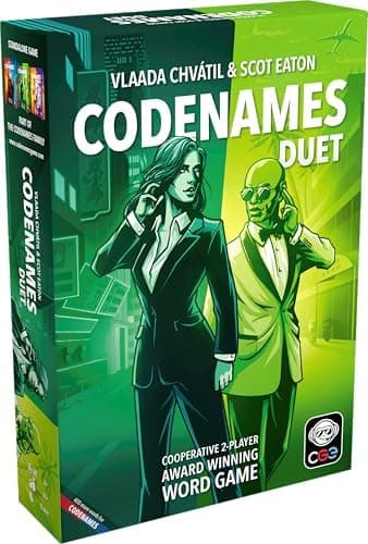 CGE Codenames: Duet Board Game (2nd Edition) The Top Secret Cooperative Word Association Game for Two Players…