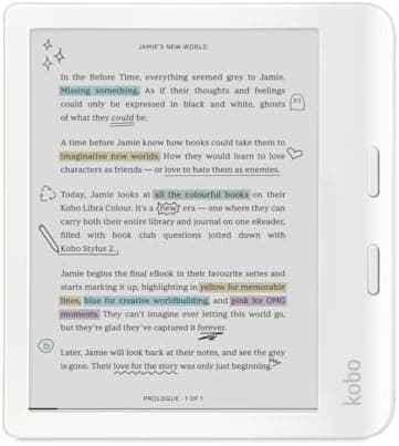 Kobo Libra Colour | eReader | 7" Glare-Free Colour E Ink Kaleido 3 Display | Dark Mode Option | Audiobooks |…