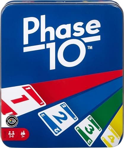 Mattel Games Phase 10 Card Game with 108 Cards, Makes a Great Gift for Kids, Family or Adult Game Night, Ages 7 Years and Older…