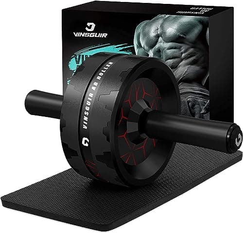 VINSGUIR Ab Roller Wheel, Abs & Core Workout Equipment for Home Gym with Knee Pad Accessories…