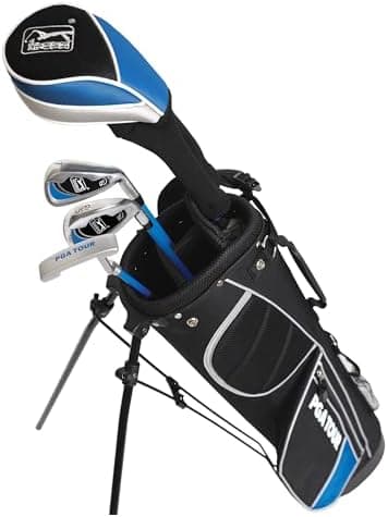 PGA Tour Youth Golf Club Set for Ages 8-12 & 12+ (4’8”–5’10”), Right and Left-Handed Kids Golf Sets – Beginner Junior Golf Clubs…