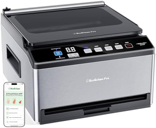 DualCore CVS101 Large Chamber Vacuum Sealer for Wet Foods, Dual Work Areas & Extra-Wide Bag Clamp…