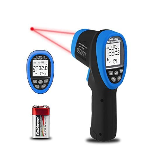 High Temp Infrared Thermometer -58℉~2732℉ Industrial Pyrometer 30:1 Digital IR Temperature Gauge,Non-Contact High Temperature Gun…