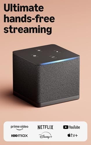 Amazon Fire TV Cube, with AI-powered Fire TV Search, Hands-free streaming device, find shows faster with Alexa+, Wi-Fi 6E, 4K…