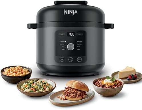 Ninja HyperHeat 9-in-1 Electric Pressure Cooker | 6.5 Qt Multi Cooker with Sear/Sauté, Slow Cooker, Rice Cooker, Sous Vide |…