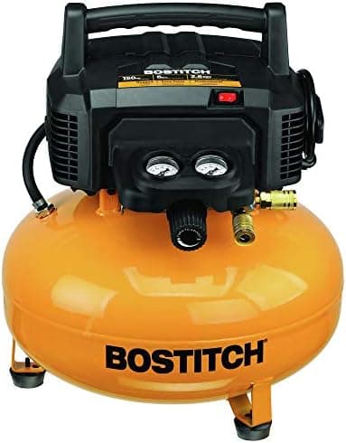 Bostitch BTFP02012 0.8 HP 6 Gallon Oil-Free Pancake Air Compressor